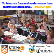 The Entrepreneur Game - Award-Winning STEM Accredited Board Game for Kids & Adults | Teaches Money Management, Business Strategy & Financial Literacy | Best in STEM, Mom's Choice Award Winner 2024