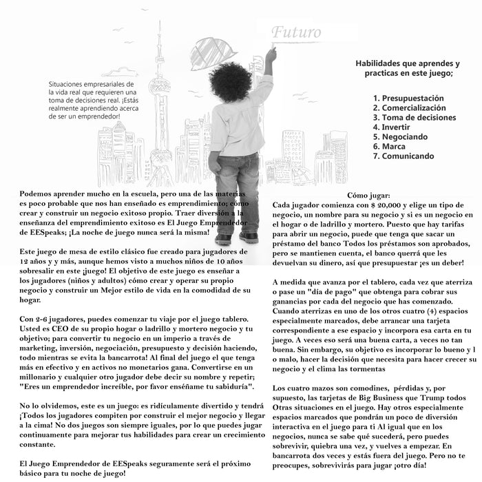 The Spanish Version: El juego de los Emprendedores