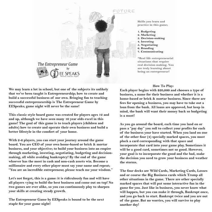 VETREPRENEUR: Entrepreneur Game for Military Personnel