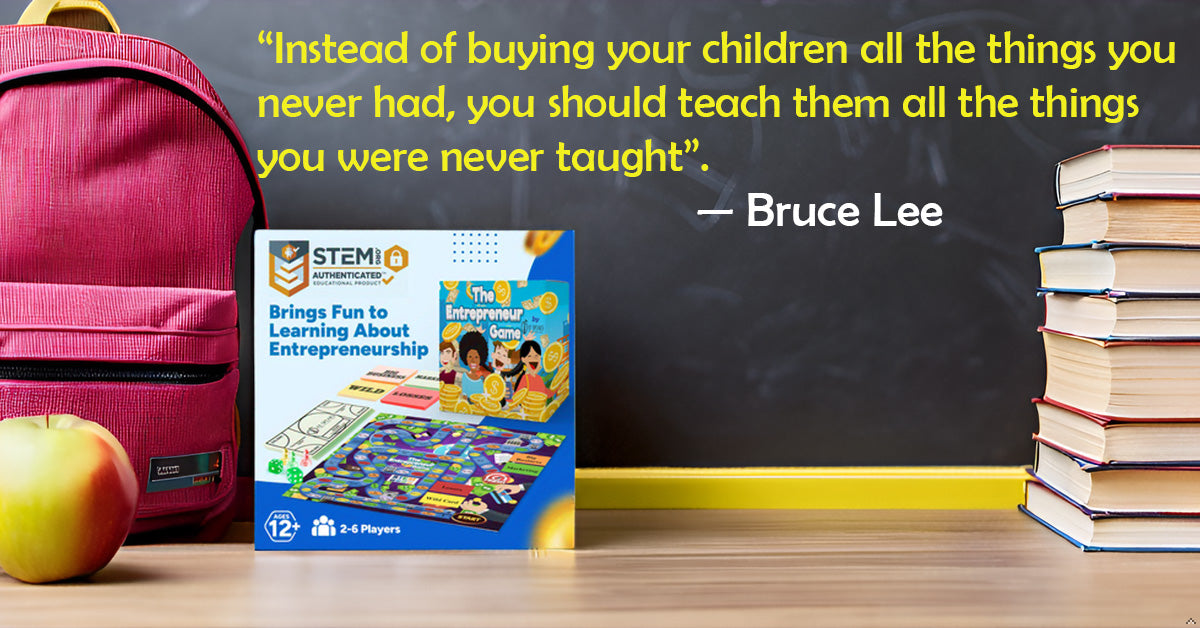 The Entrepreneur Game - Award-Winning STEM Accredited Board Game for Kids & Adults | Teaches Money Management, Business Strategy & Financial Literacy | Best in STEM, Mom's Choice Award Winner 2024